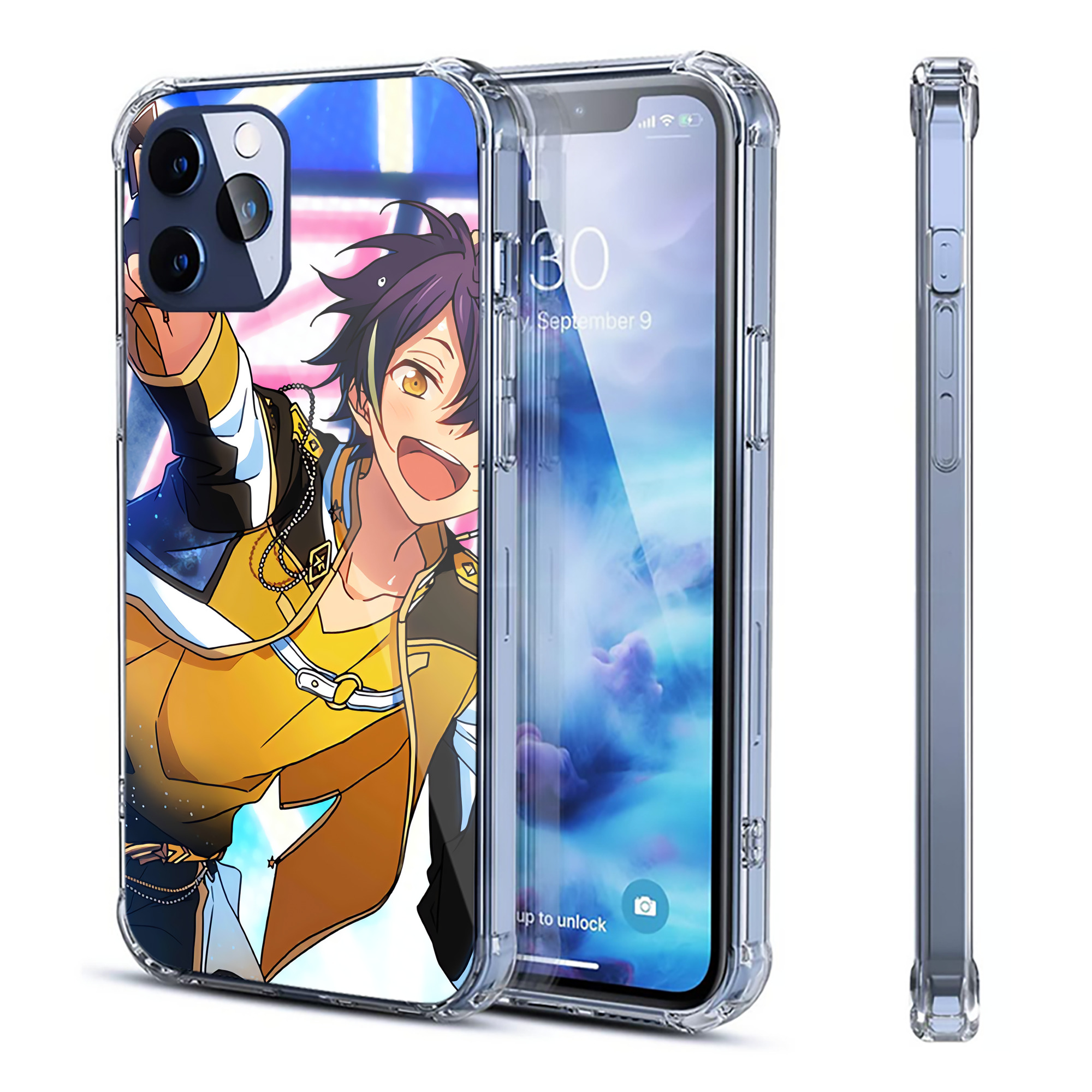 （画像用） あんさんぶるスターズ! Ensemble Stars 【iPhone 12シリーズ対応】透明スマホケース（クリアソフトケース）